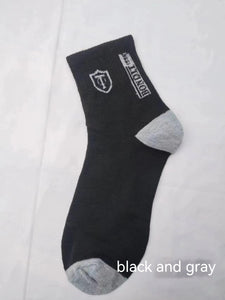 Sports Socks Men's Mid-calf Length Sock Deodorant And Sweat-absorbing Long Mid-calf