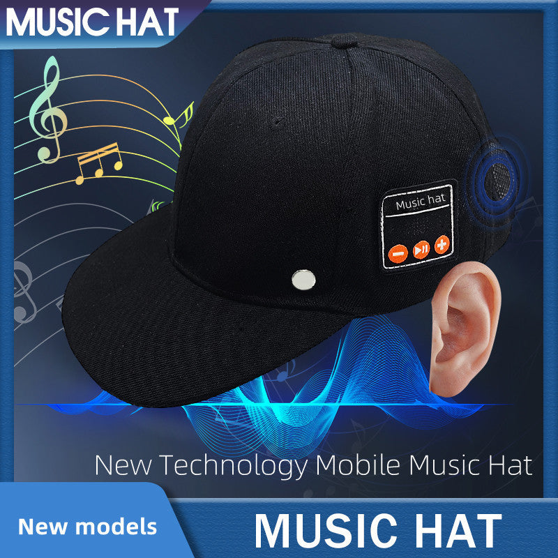 Bluetooth-compatible Music Hat Tennis Music Listening