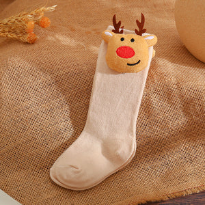 Children's Bow Medium Plain Stockings