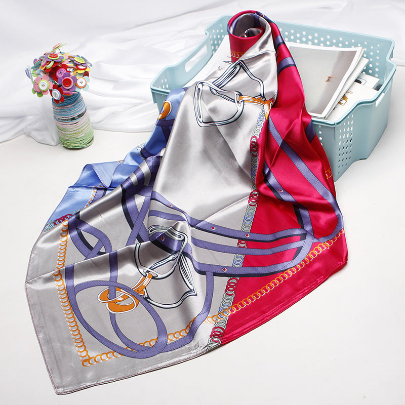 High-end Versatile Vintage Printed Scarf Women's Workplace Scarf