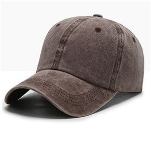 Washed Solid Color Light Board Baseball Cap For Women