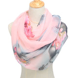 Printed Spring And Summer Sunscreen Thin Scarf Shawl