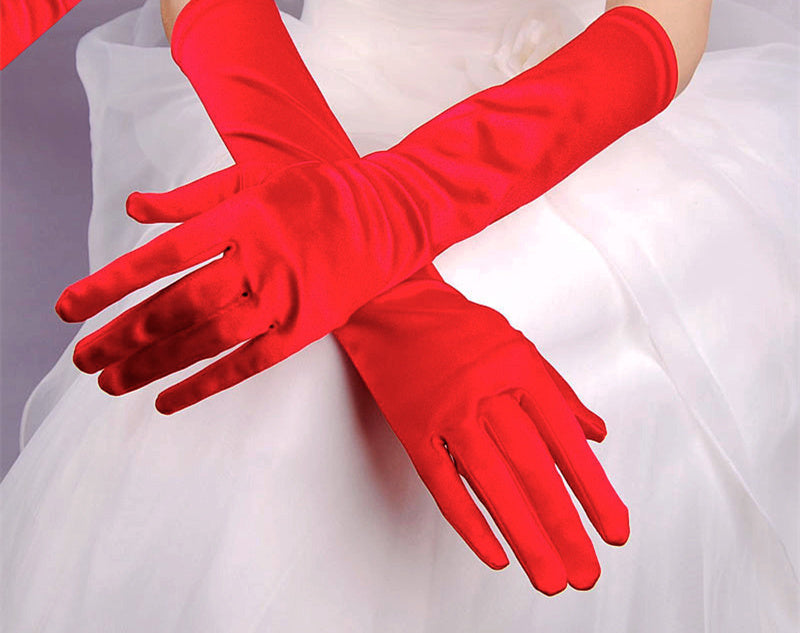 Bridal Gloves Wedding Dress Show Banquet