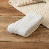 Winter Warm Padded Extra Thick Fleece Lined Fur Selvedge Female Middle Tube Socks