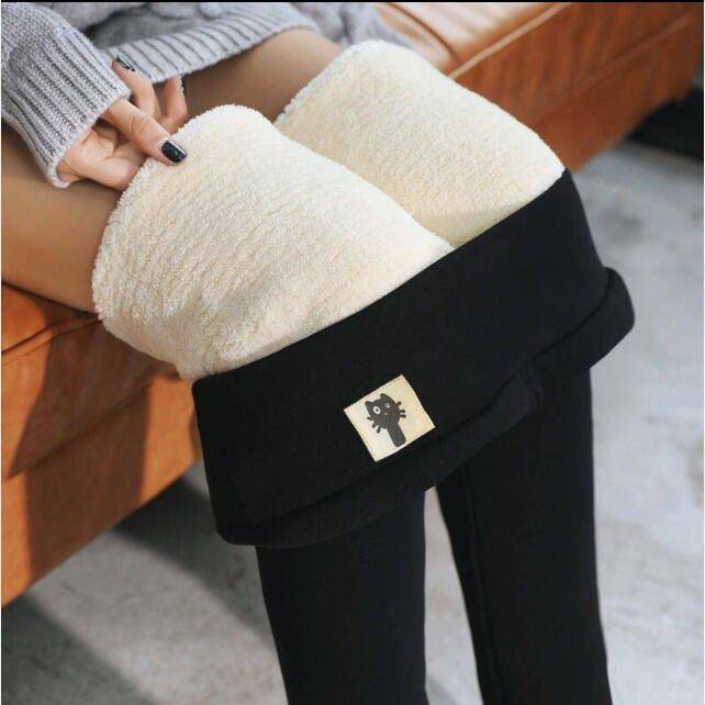 Female Winter Thick Velvet Leggings