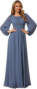 Women's Long Chiffon Evening Dress