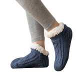 Winter Knitted Plush Floor Socks Home Warm Non-slip Carpet Socks Women