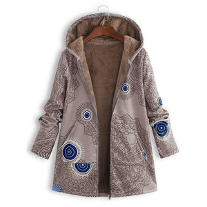 winter Amazon WISH European and American new women's clothing hooded plush shirt plush jacket