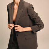 Pocket Decoration Loose Suit Jacket