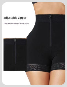 New Hip Slimming Clothes Abdominal Pants Zipper Hip Lifting