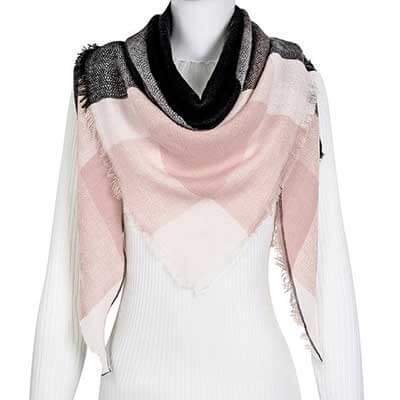 esign Women Triangles Scarf Long Scarves Shawl Autumn Winter