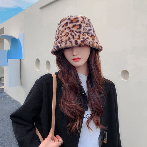 Fleece-lined Warm Face-covering Bucket Hat