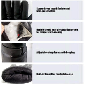 Warm gloves for outdoor cycling in winter