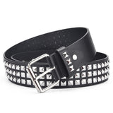 Men's And Women's Fashion Simple Square Bead Rivet Belt