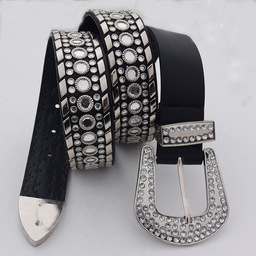 New Fashion Design Diamond-embedded Elegant Elegant Belt