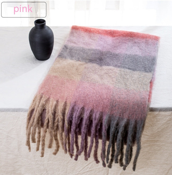 Warm Female Student Thickened Scarf