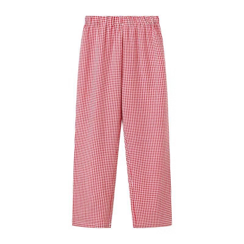 Women's Fashion Plaid Casual Pants