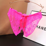 Ladies Low Waist Lace Transparent Free Panties