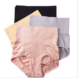 Japanese Honeycomb Briefs Seamless High Waist Shaping Pants