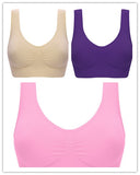 Women Yoga Tank Tops  Sports Bra Workout Fitness Running Crop Top