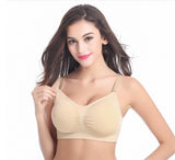 Pregnant women Nursing Bra Without rimsbuckle Smooth One-piece Cotton Large size Nursing Bra Underwear Bra