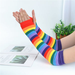 Rainbow sun protection sleeves