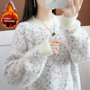 Artificial Mink Sweater Women's Autumn And Winter