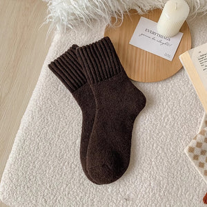 Women's Thick Mouth Extra Thick Fluffy Loop Socks