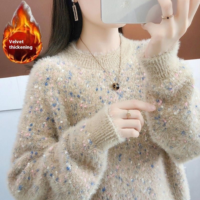 Artificial Mink Sweater Women's Autumn And Winter