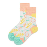 Women's Fashion Preppy Style Striped Mid-calf Length Socks