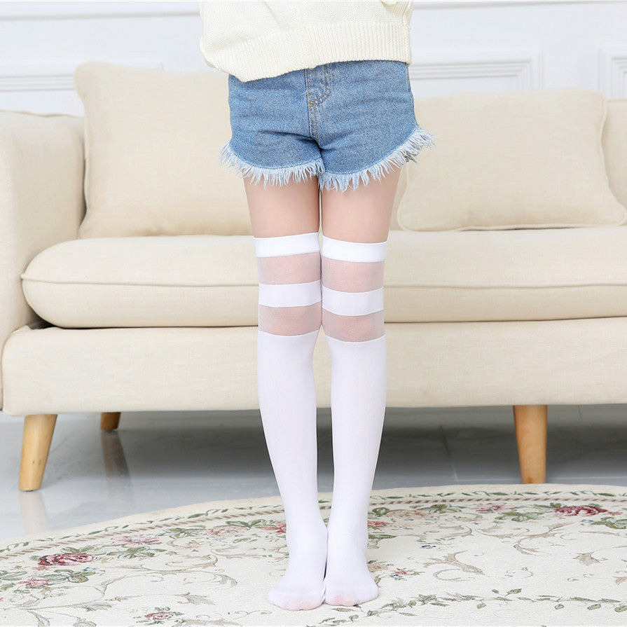 Summer Thin Children's Tube Socks