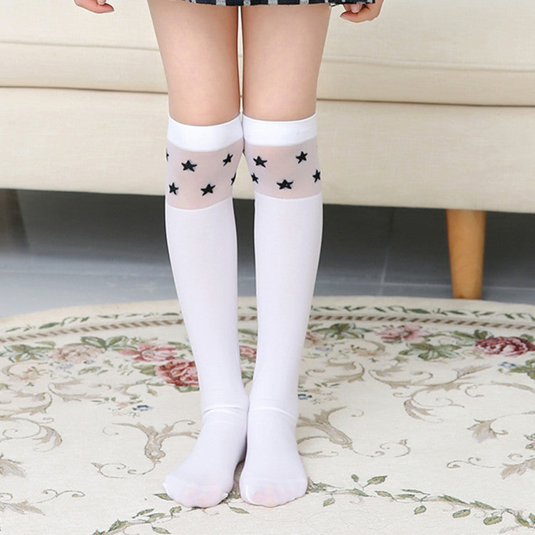 Summer Thin Children's Tube Socks