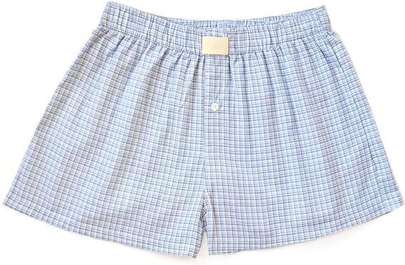 Women's Casual Plaid Cotton Arrow Pants Loose Four-corner Button Shorts