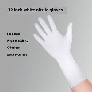 Disposable Dishwashing Gloves Female Extended Waterproof Latex