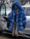 Women Luxury Winter Warm Fluffy Faux Fur Short Coat Jacket