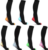 Ladies running stretch compression sports socks