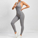 Women's Zipper Aerial Yoga Jumpsuit