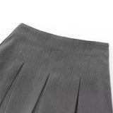 European And American Suit Pleated Skirt A- Line Sweet