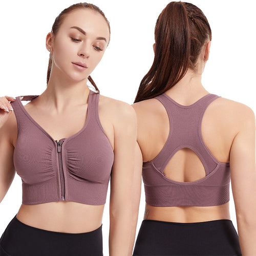 Shockproof Push Up Plus Size Running Yoga Fitness Sports Bra