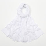 Curling Rayon Wrinkle Scarf Women's Simple Toe Cap