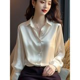 Professional Retro Unique Chic Purple Blouse Women Tops