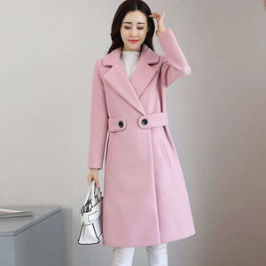 Slim Slimming Over The Knee Children Coat