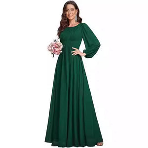 Women's Long Chiffon Evening Dress