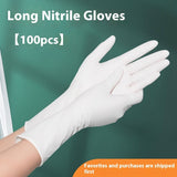 Disposable Dishwashing Gloves Female Extended Waterproof Latex