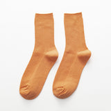 Summer Candy Color Solid Color Mid-calf Length Socks