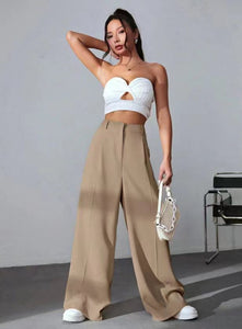 Wide Leg High Waist Slimming Loose Drooping Straight Mop Pants