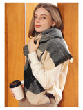 Winter Artificial Cashmere Shawl Women's Fashion Thick Warm Scarf