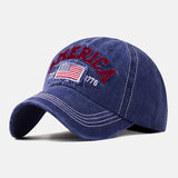 Women's Cotton Water Washed Hole Embroidered Hat