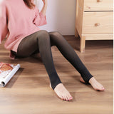 Leggings Winter Plus Velvet Thick Adjustable Pantyhose Super Elastic Large Size