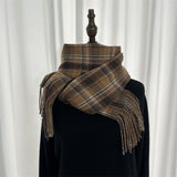 Fashion Plaid Scarf For Women